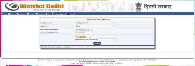 E District Delhi: Registration, Check Status and Helpline No