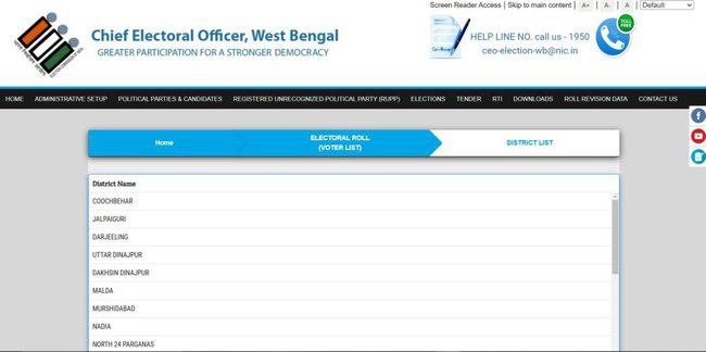 West Bengal Voter List