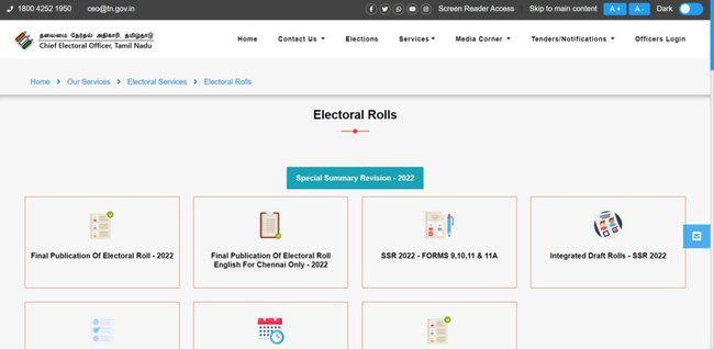 Electoral Rolls (In PDF)