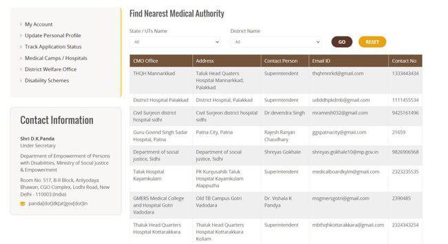 Locate the Local Medical Authorities