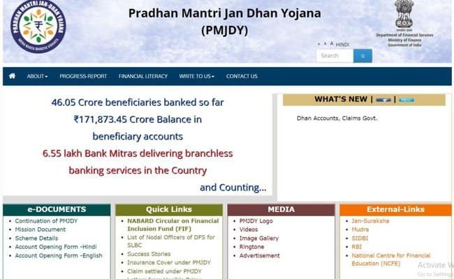 Pradhan Mantri Jan Dhan Yojana