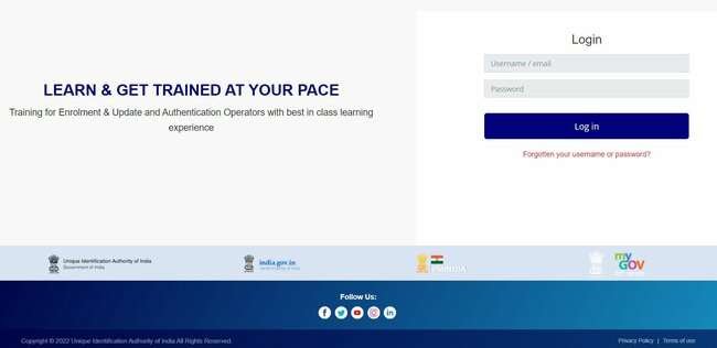 UIDAI E Learning 2025: Registration and Download Certificate