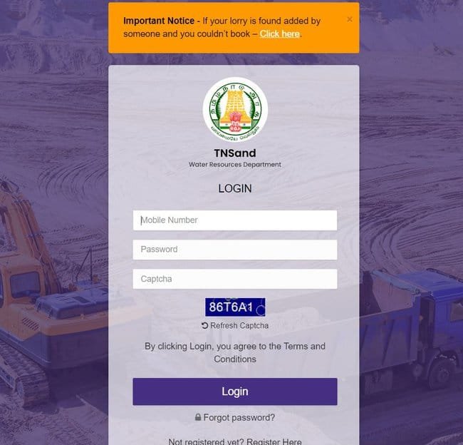 TNsand Online Booking