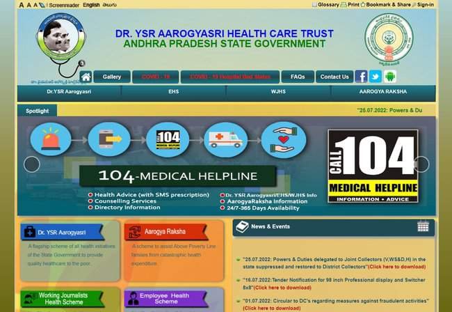 Aarogyasri Card 2025: Apply Online, Login And Download Card