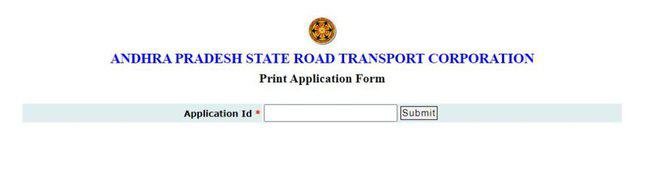 Print Application Form