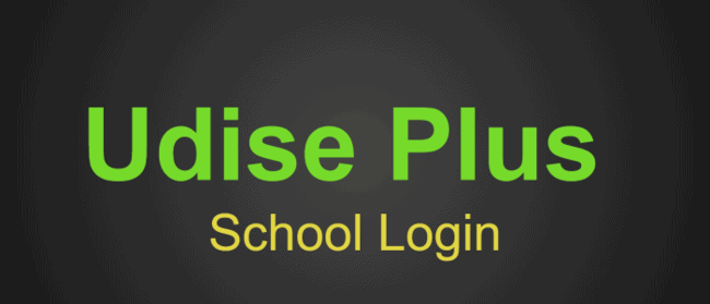 UDISE Plus School Login