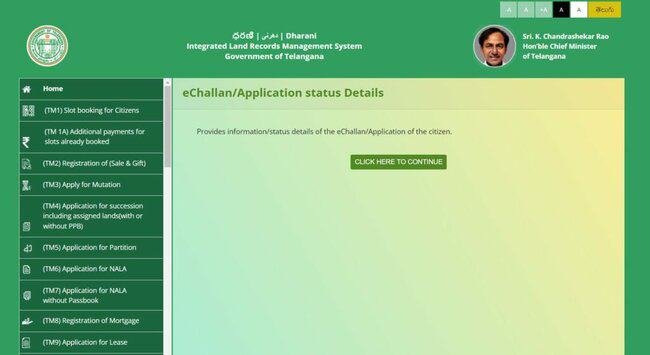 Status of Your Application