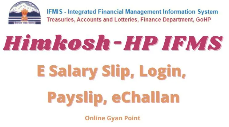 Himkosh HP IFMS E Salary Slip