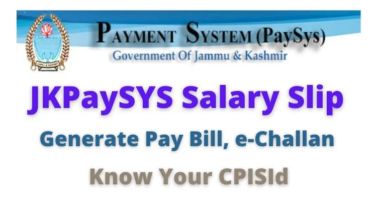 JKPAYSYS Salary Slip
