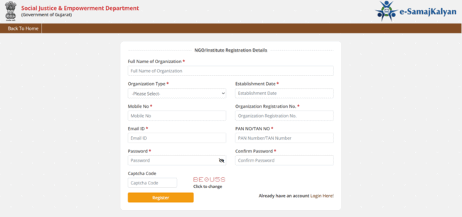 NGO Registration