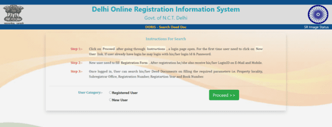 Search Registered Deed