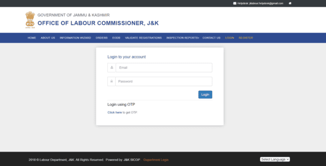 JK Labour Card Registration