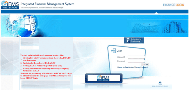 WBIFMS Pay Slip Official Website Details