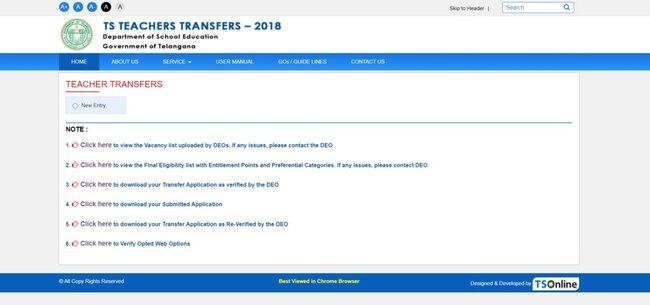 Teachers Transfer