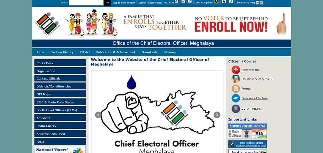 Meghalaya Voter List 