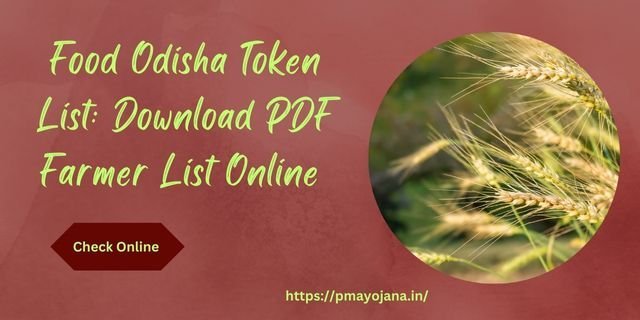 Food Odisha Token List