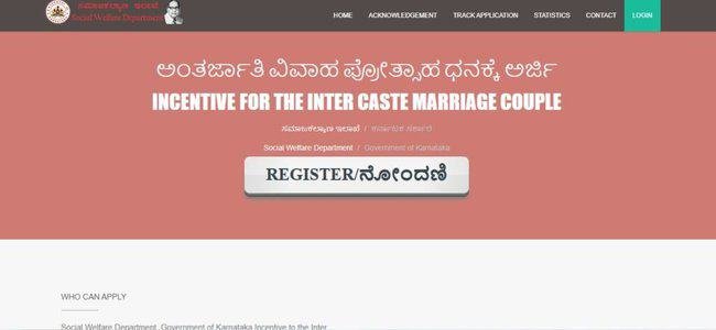 Intercaste Marriage Scheme in Karnataka