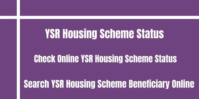 YSR Housing Scheme