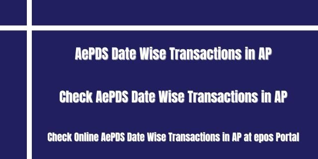 AePDS Date Wise Transactions in AP