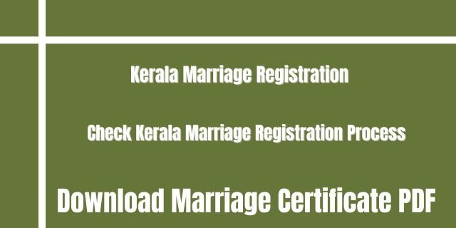 Kerala Marriage Registration