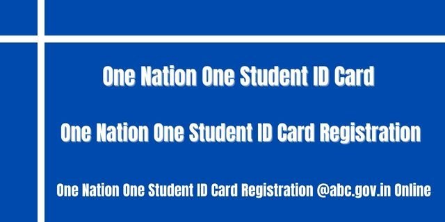 One Nation One Student ID Card 