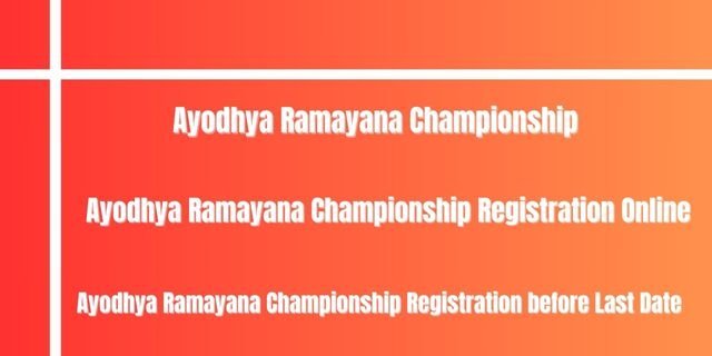 Ayodhya Ramayana Championship 