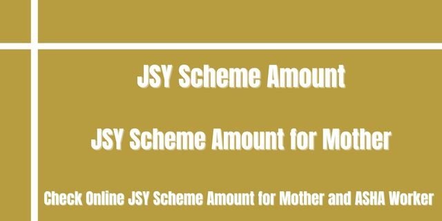 JSY Scheme Amount