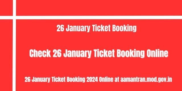 26 January Ticket Booking