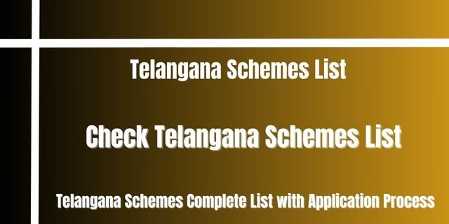 Telangana Schemes List