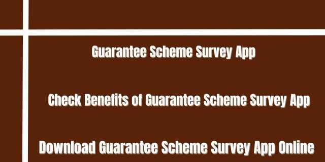 Guarantee Scheme Survey App