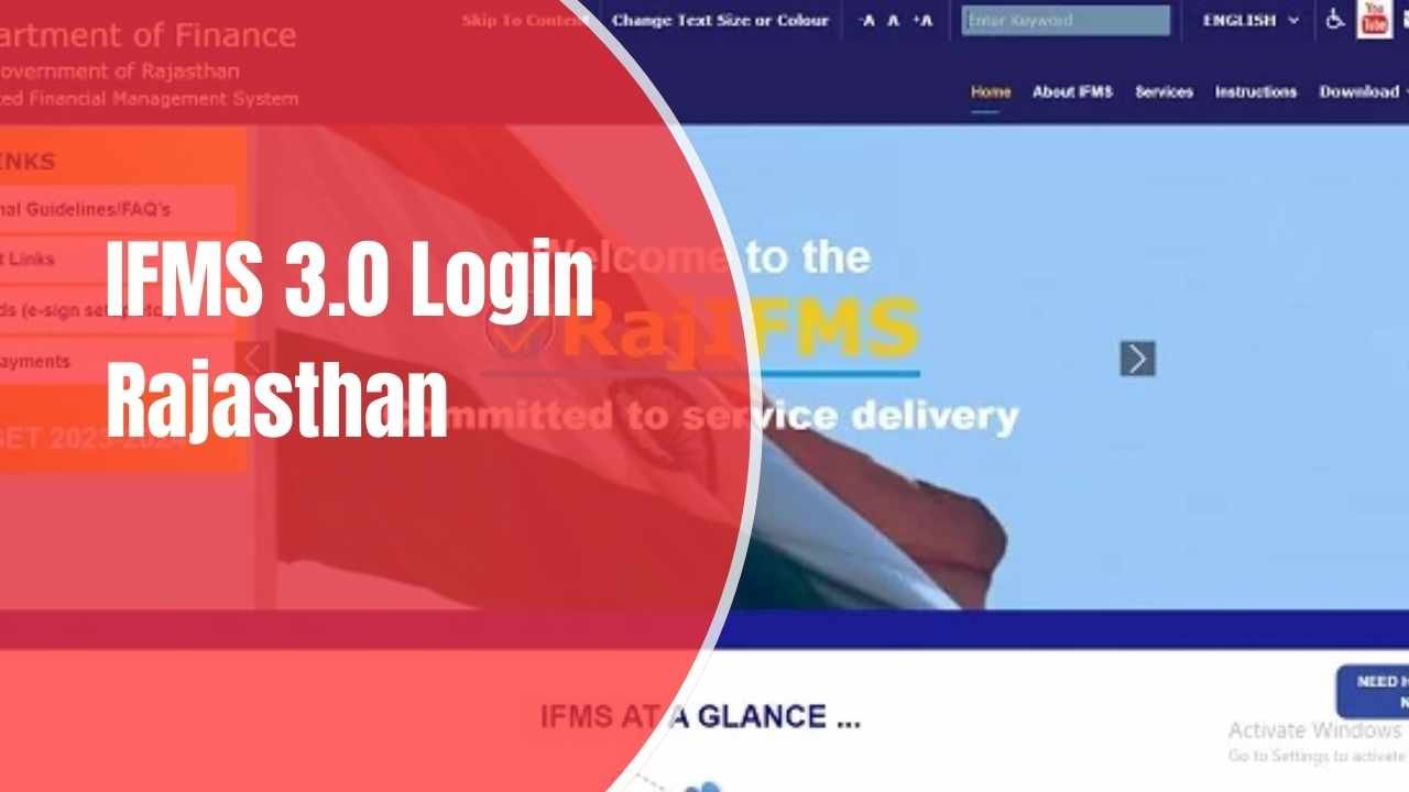 IFMS 3.0 Login Rajasthan