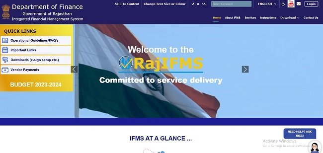 IFMS 3.0 Portal