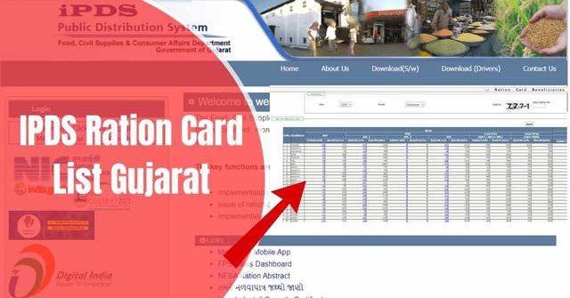 IPDS Ration Card List Gujarat