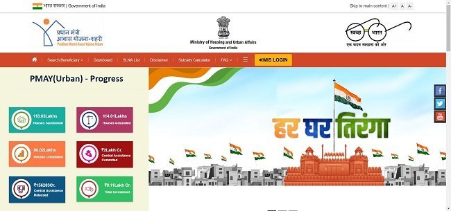 PM 2 Crore Awas Yojana Official Website