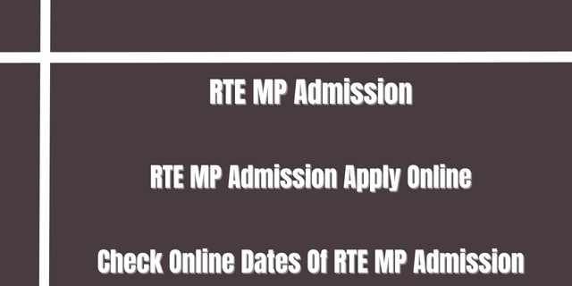 RTE MP Admission