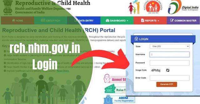 rch.nhm.gov.in Login