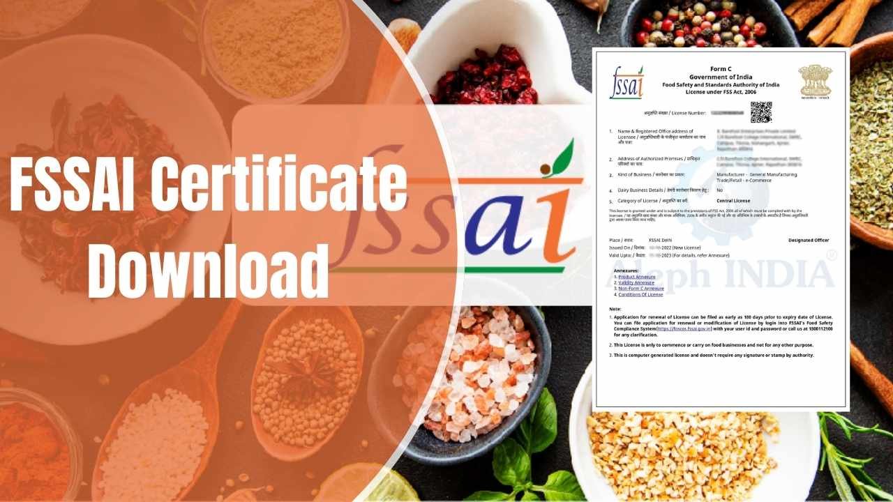 FSSAI Certificate Download