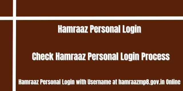 Hamraaz Personal Login 