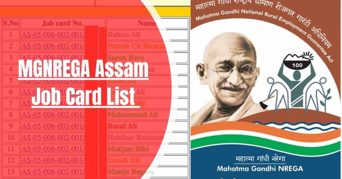 MGNREGA Assam Job Card List