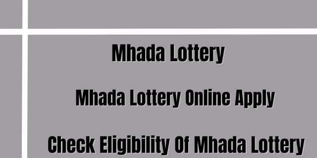 Mhada Lottery