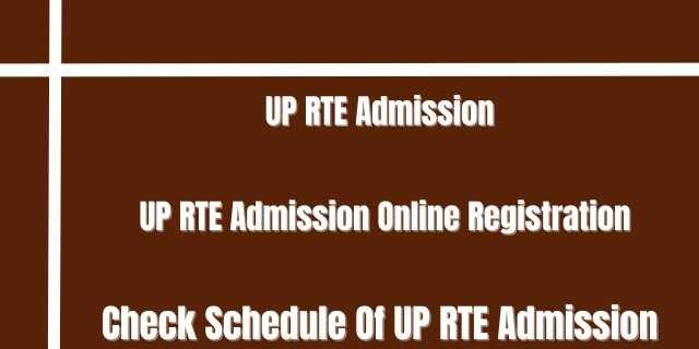 UP RTE Admission 