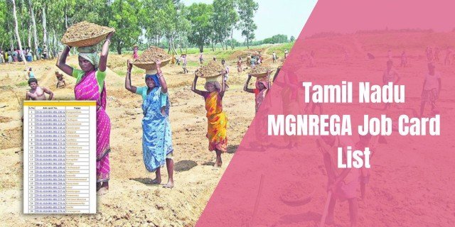 Tamil Nadu MGNREGA Job Card List