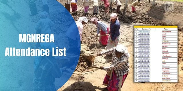 MGNREGA Attendance List 