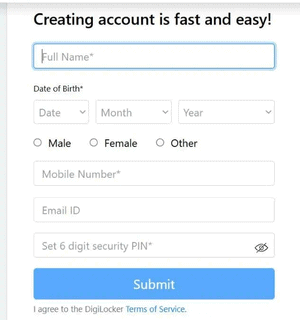 Create a account