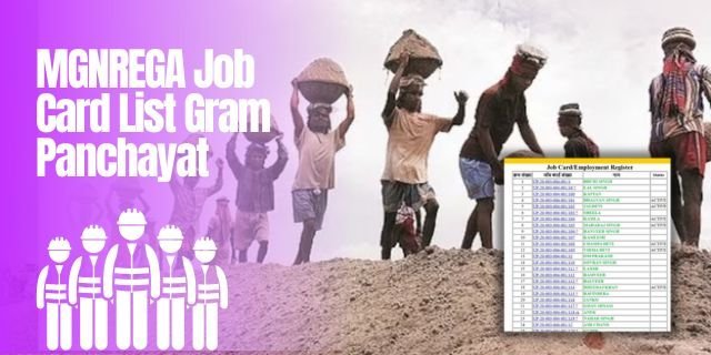 MGNREGA Job Card List Gram Panchayat