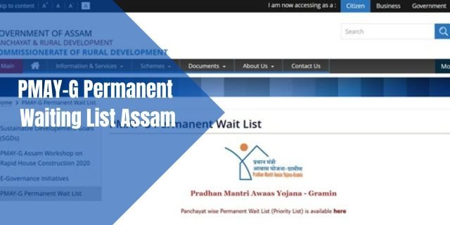 PMAY-G Permanent Waiting List Assam