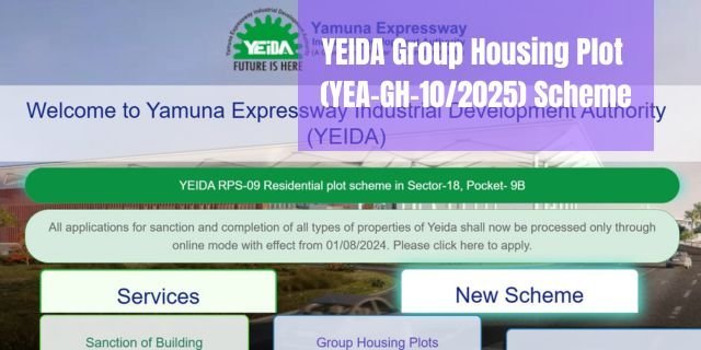 YEIDA Group Housing Plot (YEA-GH-10/2025) Scheme