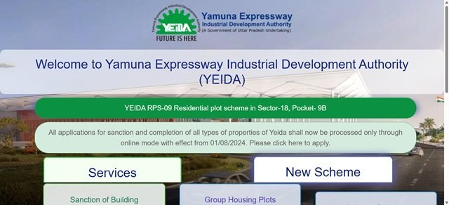 YEIDA Website