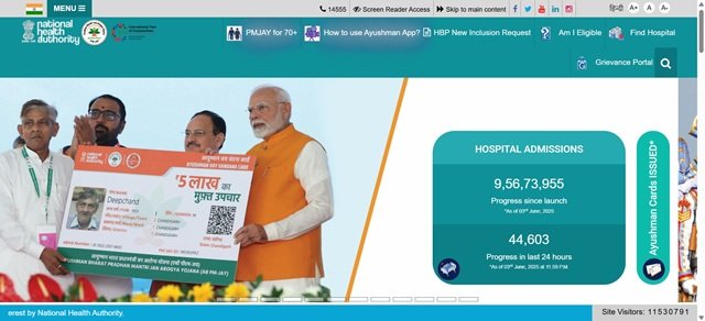 PMJAY Website
