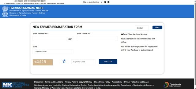 Farmer Registration